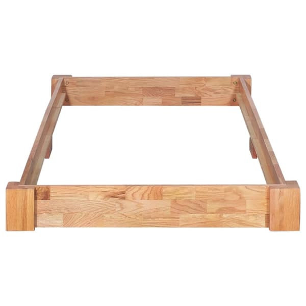 vidaXL Seng/Sengeramme heltre eik 90x200 cm change1