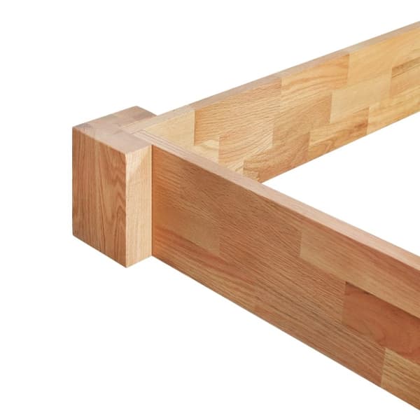 vidaXL Seng/Sengeramme heltre eik 90x200 cm change1