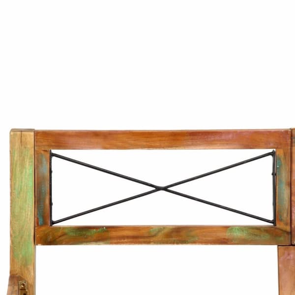 vidaXL Sengeramme gjenvunnet heltre 140x200 cm