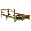 Miniatyrbilde 2 av 10: vidaXL Sengeramme gjenvunnet heltre 140x200 cm