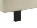 Miniatyrbild 9 av 10: Dubbelsäng Lamellbas Sängram Beige Polyester Tyg 180 x 200 cm Klädd Modern Design