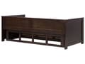 Miniatyrbillede 8 af 11: Brun Træseng 90/180 x 200 cm med Ramme Udtræksseng med 3 Skandinaviske Skuffer moderne stil