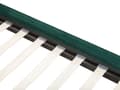 Miniatyrbild 9 av 11: Säng Ram Mörkgrön Sammet Tuftad Ljus Träben 180 x 200 cm Lamellbas Huvudgavel