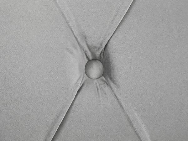 Parisänky harmaa 140 x 200 cm sametti sälepohja napitettu timanttitikkaus glamour
