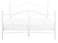 Miniatyrbillede 5 af 8: Dobbeltseng Hvidt Stel 160 x 200 cm Dekorativ Metalseng med Lamelbund Fransk Design Skandinavisk Minimalistisk Pigeværelse Indretning Tilbehør