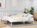 Miniatyrbillede 4 af 10: Hvid metalseng 90/180 x 200 cm med ramme og en ekstra moderne seng
