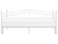 Miniatyrbillede 6 af 10: Hvid metalseng 90/180 x 200 cm med ramme og en ekstra moderne seng