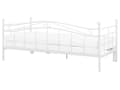 Miniatyrbillede 7 af 10: Hvid metalseng 90/180 x 200 cm med ramme og en ekstra moderne seng