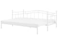 Miniatyrbillede 1 af 10: Hvid metalseng 90/180 x 200 cm med ramme og en ekstra moderne seng