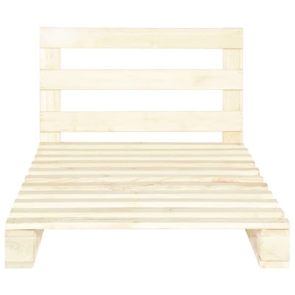 vidaXL palleseng massivt fyrretræ 90 x 200 cm
