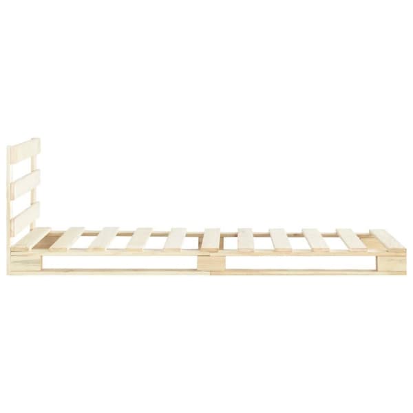 vidaXL palleseng massivt fyrretræ 90 x 200 cm