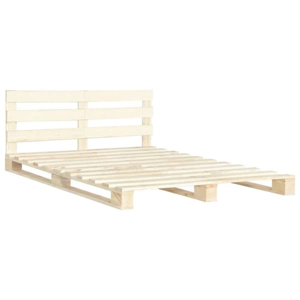 vidaXL palleseng massivt fyrretræ 180 x 200 cm