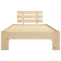 Miniatyrbilde 3 av 7: vidaXL Seng/Sengeramme heltre furu 90x200 cm change1
