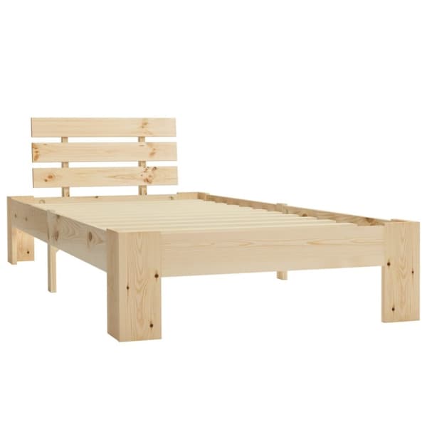 vidaXL Seng/Sengeramme heltre furu 90x200 cm change1