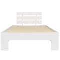 Miniatyrbilde 3 av 7: vidaXL Seng/Sengeramme hvit heltre furu 90x200 cm change1