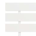 Miniatyrbilde 6 av 7: vidaXL Seng/Sengeramme hvit heltre furu 90x200 cm change1