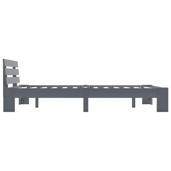 vidaXL sengestel massivt fyrretræ 120 x 200 cm grå change1