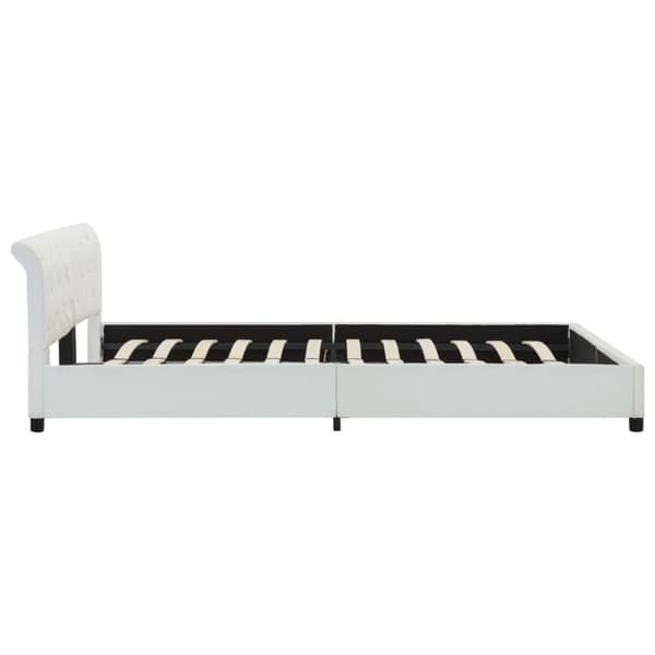 vidaXL sengestel 180 x 200 cm kunstlæder hvid change1
