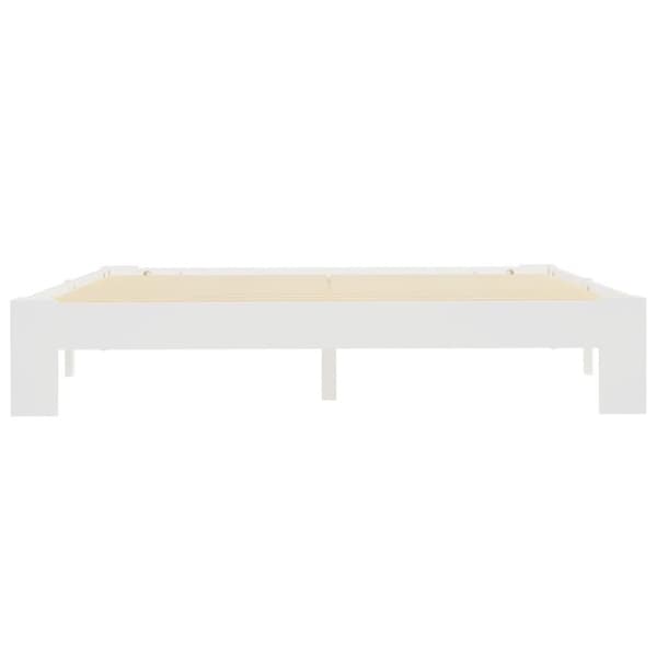 vidaXL sengeramme 160x200 cm massivt fyrretræ brun change1