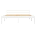 Miniatyrbilde 3 av 7: vidaXL Seng/Sengeramme hvit heltre furu 120x200 cm change1