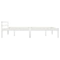 Miniatyrbilde 4 av 7: vidaXL Seng/Sengeramme hvit heltre furu 120x200 cm change1