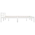 Miniatyrbilde 4 av 7: vidaXL Seng/Sengeramme hvit heltre furu 180x200 cm change1