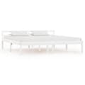 Miniatyrbilde 1 av 7: vidaXL Seng/Sengeramme hvit heltre furu 180x200 cm change1