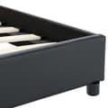 Miniatyrbillede 7 af 9: vidaXL sengestel 160 x 200 cm sort kunstlæder change1