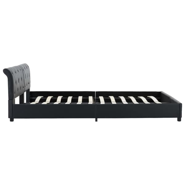 vidaXL sengestel 180 x 200 cm sort kunstlæder change1