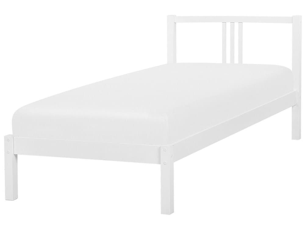 Säng 90 x 200 cm trä vit VANNES