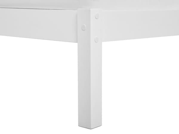 Parisänky valkoinen mänty 160 x 200 cm sälepohja minimalistinen skandinaavinen tyyli