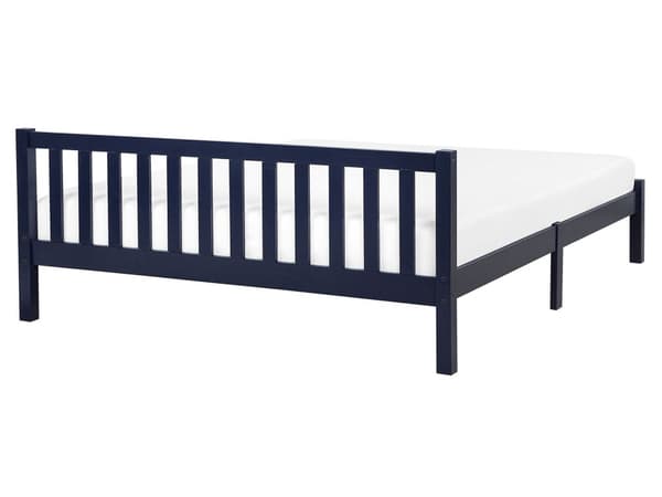 Seng med Stel Blå Fyrretræ 160 x 200 cm Skandinavisk Stil