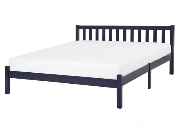 Seng med Stel Blå Fyrretræ 160 x 200 cm Skandinavisk Stil