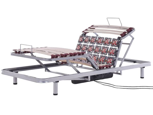 Sälepohja 200 x 90 x 25 cm jalallinen sähkösäädettävä 2 kpl teräs koivupuu 2 x 26 sälettä