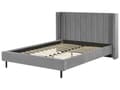Miniatyrbillede 5 af 10: Velourbetræk 160 x 200 cm dobbeltseng med opbevaring løfteseng med opbevaringsboks