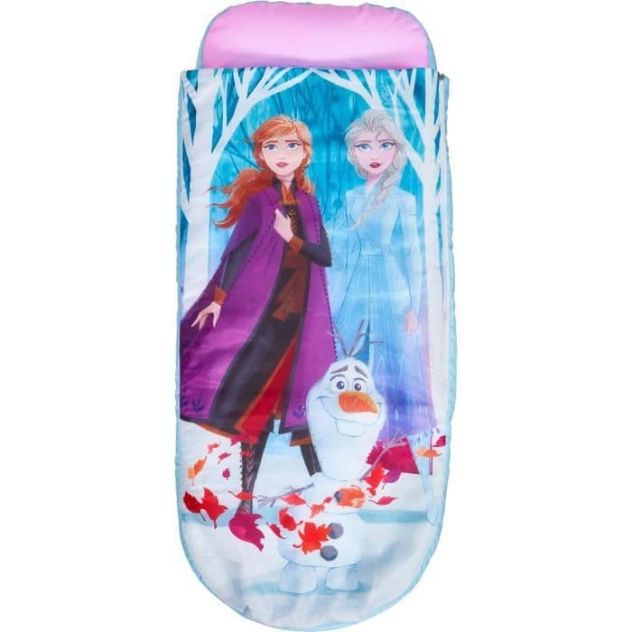 DISNEY FROZEN Jäädytetty ReadyBed -juniorisänky - puhallettavat lapset integroidulla makuupussilla - sininen