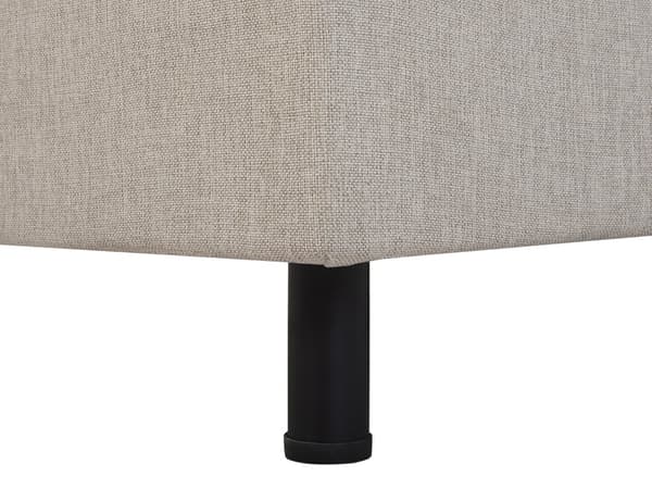 Elevationsseng Beige Polstret 160 x 200 cm Bedste Dobbeltseng med Madras Elevation Elektrisk Justerbar Quiltet Tuftet Sengegavl Soveværelse