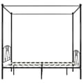 Miniatyrbillede 4 af 5: vidaXL sengestel til himmelseng 180 x 200 cm metal sort change1