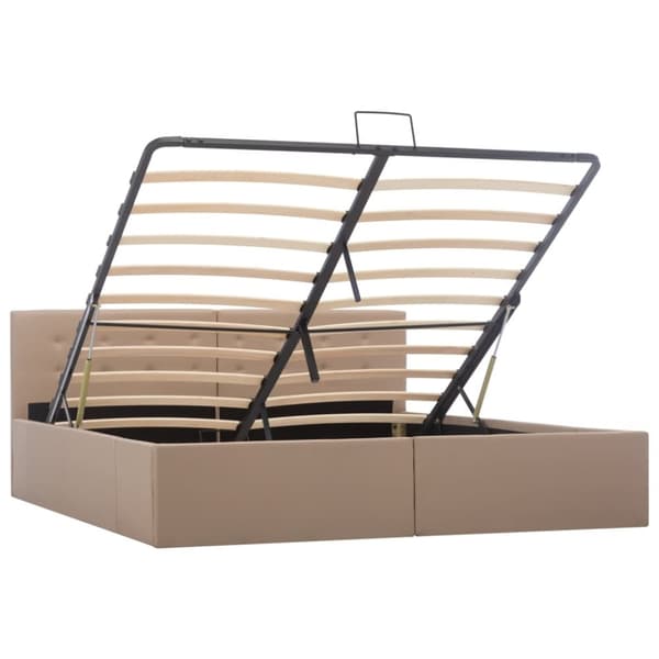 vidaXL sengeramme uden madras med hydraulisk opbevaring 160x200cm