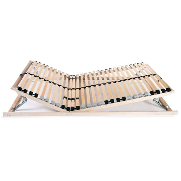 vidaXL Sängyn sälepohjat 2 kpl 28 säleellä 7 vyöhykettä 80x200 cm
