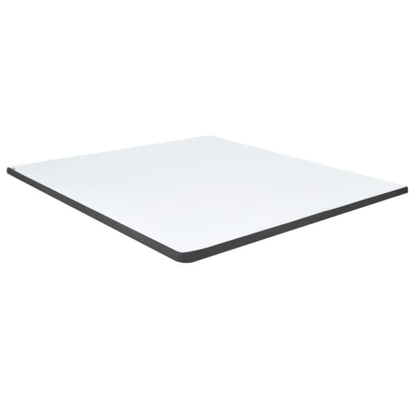 vidaXL seng med boxmadras 160x200 cm stof mørkegrå