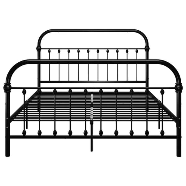 vidaXL Seng/Sengeramme svart metall 120x200 cm change1