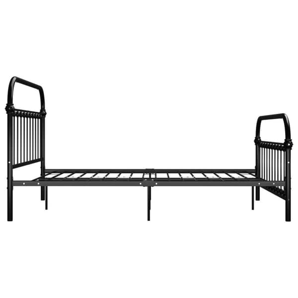vidaXL Seng/Sengeramme svart metall 120x200 cm change1