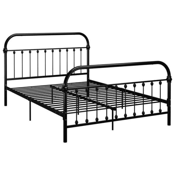 vidaXL Seng/Sengeramme svart metall 120x200 cm change1