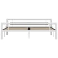 Miniatyrbilde 3 av 6: vidaXL Seng/Sengeramme hvit og svart metall 180x200 cm change1
