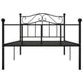 Miniatyrbilde 3 av 6: vidaXL Seng/Sengeramme svart metall 100x200 cm change1