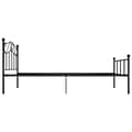 Miniatyrbilde 4 av 6: vidaXL Seng/Sengeramme svart metall 100x200 cm change1