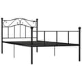 Miniatyrbilde 2 av 6: vidaXL Seng/Sengeramme svart metall 100x200 cm change1