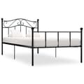 Miniatyrbilde 1 av 6: vidaXL Seng/Sengeramme svart metall 100x200 cm change1