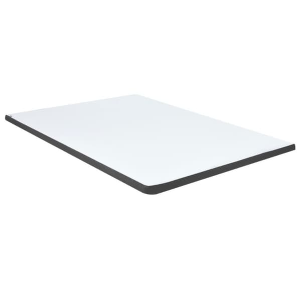 vidaXL seng med boxmadras 160x200 cm stof mørkegrå
